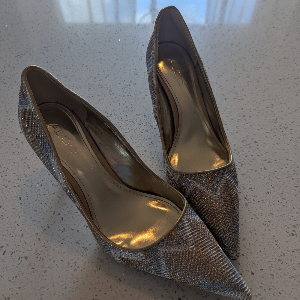 Aldo Silver Women's Heels